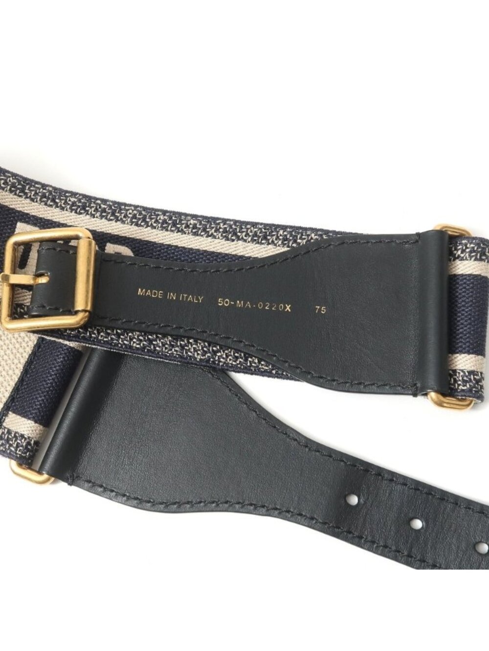 Dior Belt 75 Logo Embroidery - Picture 8 of 8